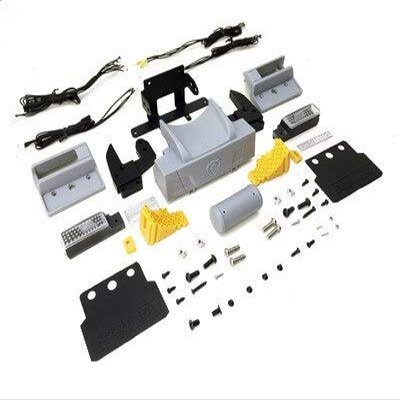 Hockus Accessories Scania Truck Tail Upgrade Parts Rear Bumper & Rear led lamp & mud Kits 1/14 rc R470 R620 56323 Tractor Trailer - (Color: Kits (with ledlight))