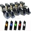 Mercury_Group, Illuminated Led Toggle Switch With Missile Style Flick Cover 12V Car Dash - (Color:White Transparent) view 4