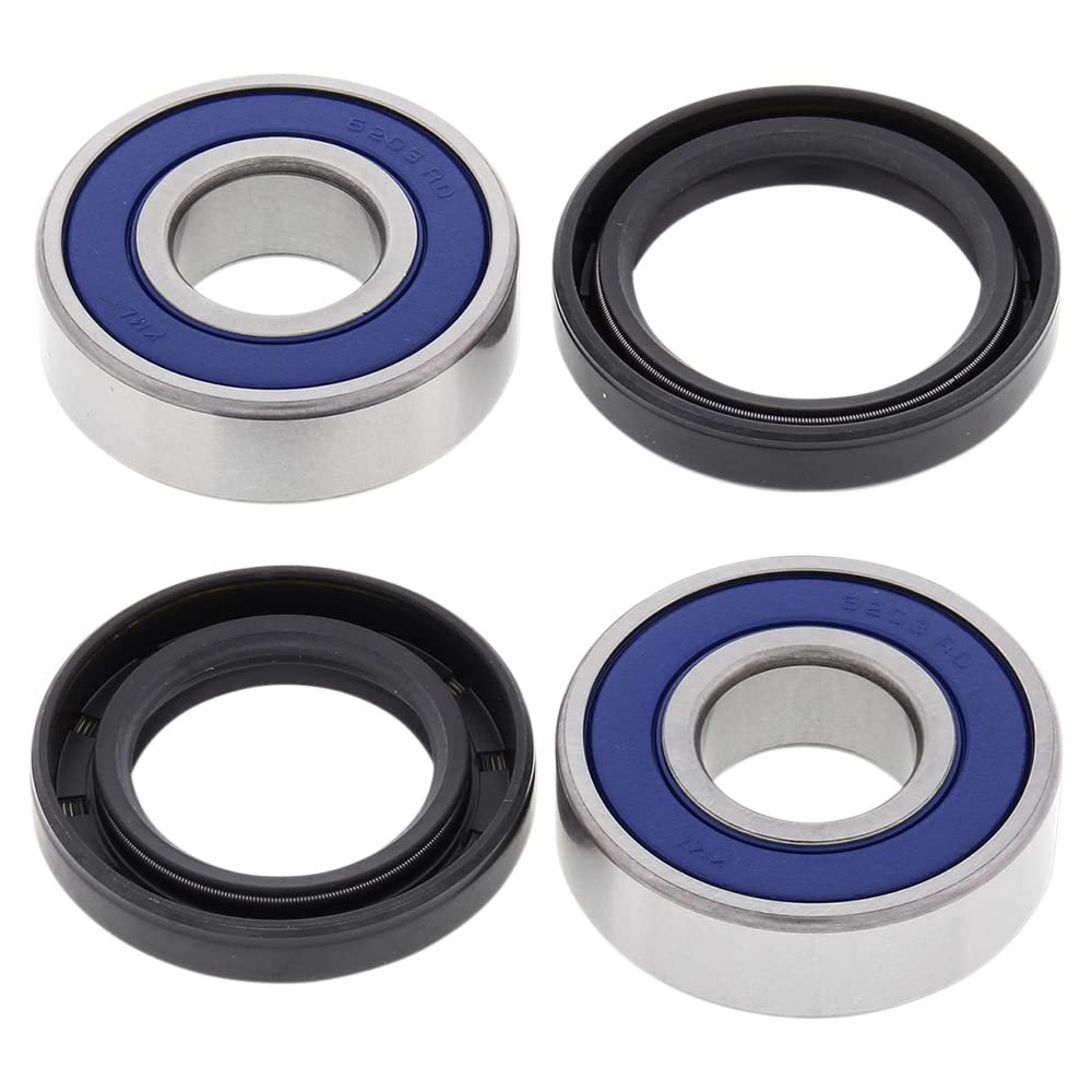 Front Street Wheel Bearing & Seal Kit Compatible with Kawasaki KZ1000, KZ1000Z1R 1978-1979 Street Bike/Motorcycle Part# 22-51221