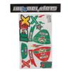 100X Helmets 100 X Helmet Team Mexico Sticker Set view 1
