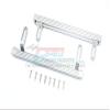 Aluminum Side Steps For Traxxas TRX-4 Mercedes-Benz G500 (82096-4) / TRX-6 Mercedes-Benz G63 (88096-4) - 1Pr Set Gray Silver view 1