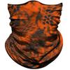 Obacle Face Mask for Sun Dust Wind Protection Breathable Seamless Face Mask Headband Bandana for Men Women Thin Neck Gaiter for Motorcycle Fishing Hunting Outdoor Sport (Python Skin Gray Orange) view 1
