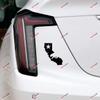 2X Black 4'' California Bear Decal Sticker Map Outline Republic Cali Car Vinyl view 2