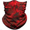 Obacle Face Mask for Sun Dust Wind Protection Breathable Seamless Face Mask Headband Bandana for Men Women Thin Neck Gaiter for Motorcycle Fishing Hunting Outdoor Sport (Python Skin Red Gray) view 1