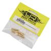 Yeah Racing 5mm Gold Male Bullet Plug 4 pcs #WPT-0128 view 2
