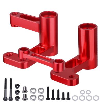 Hobbypark Aluminum Steering Bellcranks, Drag Link for 1/10 Traxxas Slash 2WD / Rustler VXL/Bandit, Replaces Part 3743 (Red)