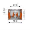 R/C Scale Accessories : Aluminum Wheel 1.9" For 1:10 Crawlers (Design B) - 24Pc Set Silver view 2