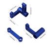 Hobbypark Aluminum Steering Bellcranks, Drag Link for 1/10 Traxxas Slash 2WD / Rustler VXL/Bandit, Replaces Part 3743 (Navy Blue) view 4