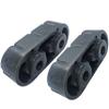 Exhaust Muffler Hanger Insulator Mount Holder Pipe Spacer Rubber Auto Parts Reduces Vibration Black, Pack of 2 view 2