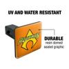 GRAPHICS & MORE Aquaman Logo Tow Trailer Hitch Cover Plug Insert view 2