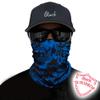 Obacle Face Mask for Sun Dust Wind Protection Breathable Seamless Face Mask Headband Bandana for Men Women Thin Neck Gaiter for Motorcycle Fishing Hunting Outdoor (Python Skin Deep Blue Black) view 2