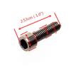 Stainless Steel M6 20 pcs Fairing Body Inner Hexangular Bolts Screws Socket Cap Head Screw Universal for Motorcycle Harley Honda Kawasaki (Titanium) view 3
