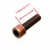 Stainless Steel M6 20 pcs Fairing Body Inner Hexangular Bolts Screws Socket Cap Head Screw Universal for Motorcycle Harley Honda Kawasaki (Titanium) view 4