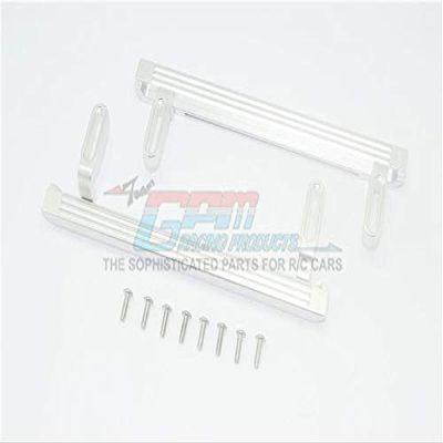 Aluminum Side Steps For Traxxas TRX-4 Mercedes-Benz G500 (82096-4) / TRX-6 Mercedes-Benz G63 (88096-4) - 1Pr Set Silver