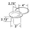 Manufacturers' Select ITC Stainless Steel Transom Shower - Marine Wash Down Shower with 8' Nylon Hose and Chromed Plastic Sprayer 97014DSSNH (8' Nylon Hose, Chrome Plastic Sprayer) (X00298JW9H) view 2