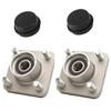 Club Car DS and Precedent Front Wheel Hub Assembly | Front Wheel Bearing Pedestal Fits (2003-up) DS&Precedent, OEM# 102357701 (Two Pieces) view 1