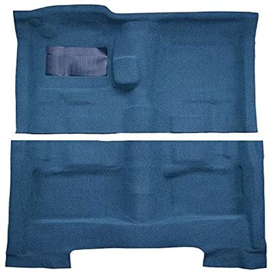 ACC Automotive Carpet Compatible with 1962 to 1973 Chrysler Newport, 2 Door 4 Speed (853-Silver Plush Cut Pile)