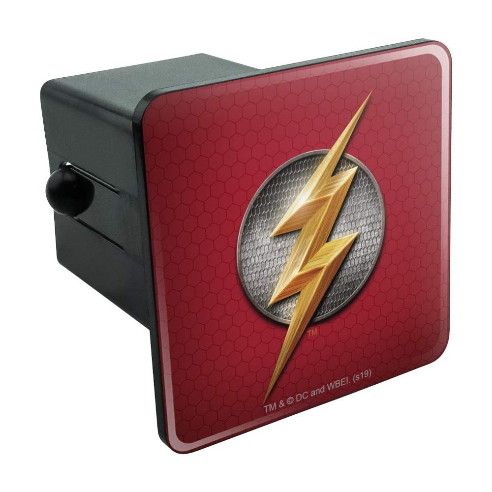 GRAPHICS & MORE Justice League Movie Flash Logo Tow Trailer Hitch Cover Plug Insert