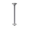 Manufacturers' Select ITC RV Table Leg System. SurFit 27" Leg, Silver, Recessed Mount with Aluminum Floor and Table Bases view 1