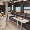 Manufacturers' Select ITC RV Table Leg System. SurFit 27" Leg, Silver, Recessed Mount with Aluminum Floor and Table Bases view 2