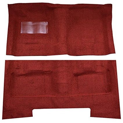 Automotive Carpet Compatible with 1969 to 1973 Chrysler Town and Country Wagon, 4 Door (801-Black Plush Cut Pile)