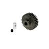GDS Racing M0.8 Steel Pinion Gear for 1/8"(3.175mm) and 5mm Shaft (31T) view 1