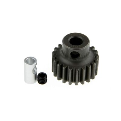 GDS Racing M0.8 Steel Pinion Gear for 1/8"(3.175mm) and 5mm Shaft (21T)