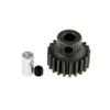 GDS Racing M0.8 Steel Pinion Gear for 1/8"(3.175mm) and 5mm Shaft (21T) view 1