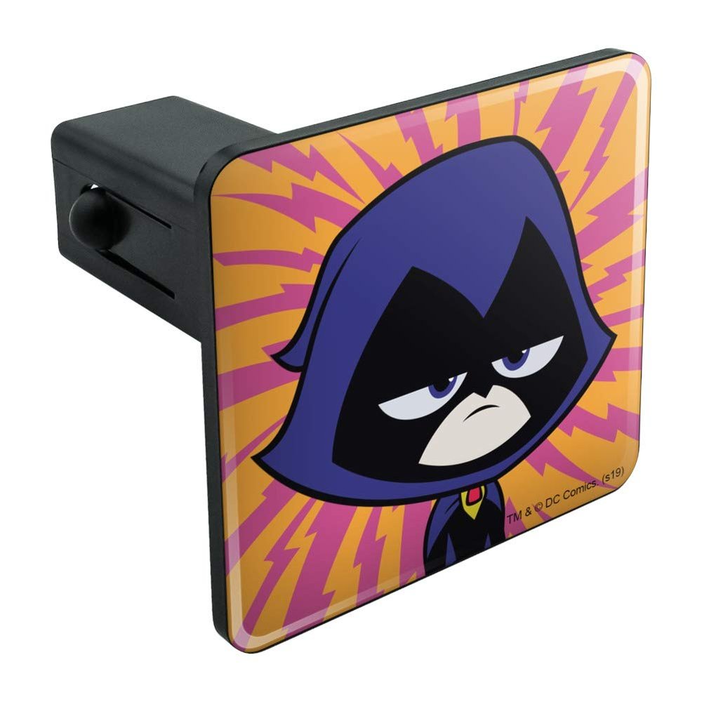 GRAPHICS & MORE Teen Titans Go! Raven Tow Trailer Hitch Cover Plug Insert