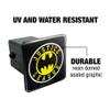 Justice League Batman Athletic Logo Tow Trailer Hitch Cover Plug Insert 2" view 2
