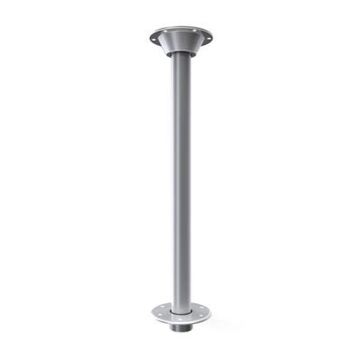 Manufacturers' Select ITC RV Table Leg System. SurFit 29" Leg, Silver, Recessed Mount with Aluminum Floor and Table Bases