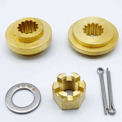 Propeller Installation Hardware Kits Thrust Washer/Spacer/Nut/Cotter Pin Replacement for Suzuki 35-65HP
