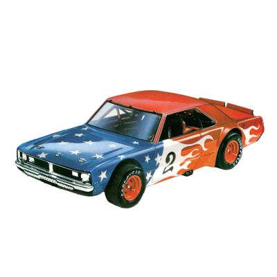 AMT Plymouth Valiant Scamp - Chrysler Short-Track Late Model Sportsman - 1/25 Scale Model Kit - Buildable Vintage Vehicles for Kids and Adults