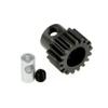 GDS Racing M0.8 Steel Pinion Gear for 1/8"(3.175mm) and 5mm Shaft (17T) view 2