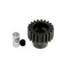 GDS Racing M0.8 Steel Pinion Gear for 1/8"(3.175mm) and 5mm Shaft (20T) view 2
