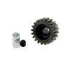 GDS Racing M0.8 Steel Pinion Gear for 1/8"(3.175mm) and 5mm Shaft (20T) view 3