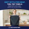 Microfiber Wholesale 16" x 16" Pro Multi Surface Microfiber Towels Bulk | Case: 216 Qty (Black) view 3