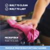 Microfiber Wholesale 16" x 16" Pro Multi Surface Microfiber Towels Bulk | Case: 216 Qty (Black) view 4