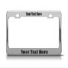 2 Hole for Auto Custom Personalized HT Pink License Plate Frame Cooper Tag Chrome view 1