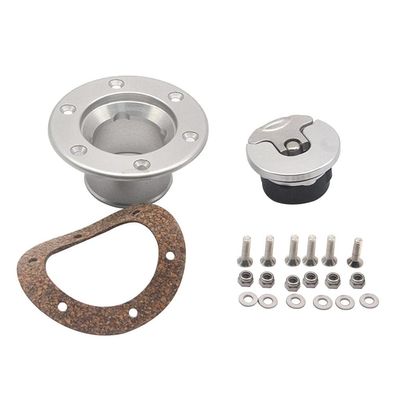 gazechimp 316 Stainless Steel Fuel Filler Neck Pop-Up Gas Cap, Marine 1.37'' Keyless Cap