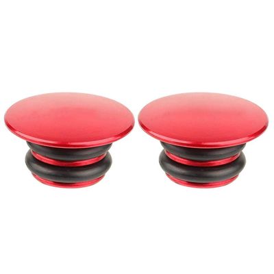 SolUptanisu Handle bar s,ycle Handlebar End Plug, Aluminium Alloy Handlebar End Plug Handle Bar s for Road ycle(Red)