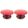 SolUptanisu Handle bar s,ycle Handlebar End Plug, Aluminium Alloy Handlebar End Plug Handle Bar s for Road ycle(Red) view 1
