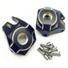Treal Brass Front Steering Knuckles Heavy Weight Upgrades for SCX10 II Deadbolt AR44 70g/pc (Black) view 1
