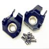 Treal Brass Front Steering Knuckles Heavy Weight Upgrades for SCX10 II Deadbolt AR44 70g/pc (Black) view 2