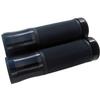 MotorToGo Black Motorcycle 7/8" 22mm Handlebar Grips Gel Compatible for 1972 Honda CB350 Super Sport view 3