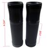 MotorToGo Black Motorcycle 7/8" 22mm Handlebar Grips Gel Compatible for 1972 Honda CB350 Super Sport view 4