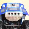 Aluminum Front Bumper + Skid Plate For Traxxas TRX-4 Mercedes-Benz G500 (82096-4) / TRX-6 Mercedes-Benz G63 (88096-4) - 1 Set Black+Silver view 4