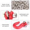 RC Crawler Tow Hook, Durable Metal Chain 31 Inch Long RC Trailer Hitch for 1:10 Scale RC Cars Off-Road Climbing and Towing Trailers view 4