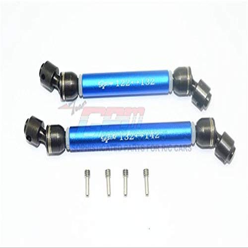 Element Enduro Sendero Trail Truck Upgrade Parts Steel + Aluminum Front CVD Drive Shaft - 1Pr Set Blue