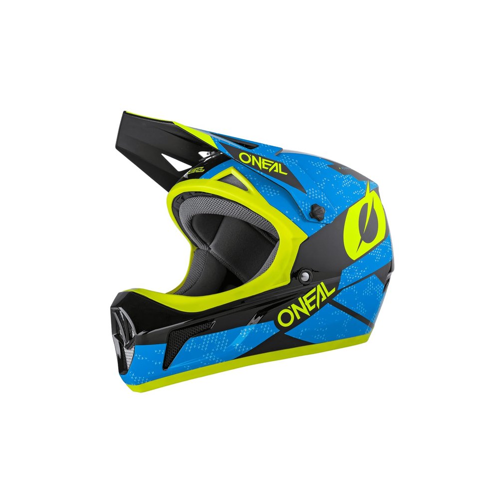 O'Neal Sonus Deft Mountain Bike Helmet Blue/Neon Yellow SM